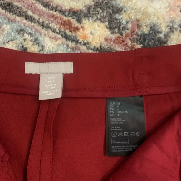 Brick colored H&M highwaisted pants - Picture 4 of 5